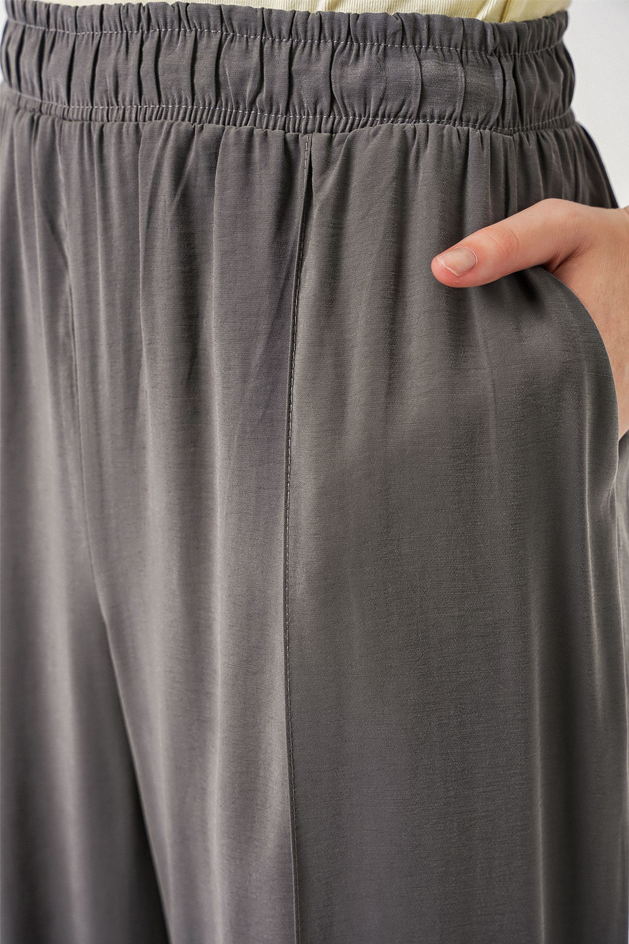 BDART Wide Leg Trousers with Elastic Waist 5