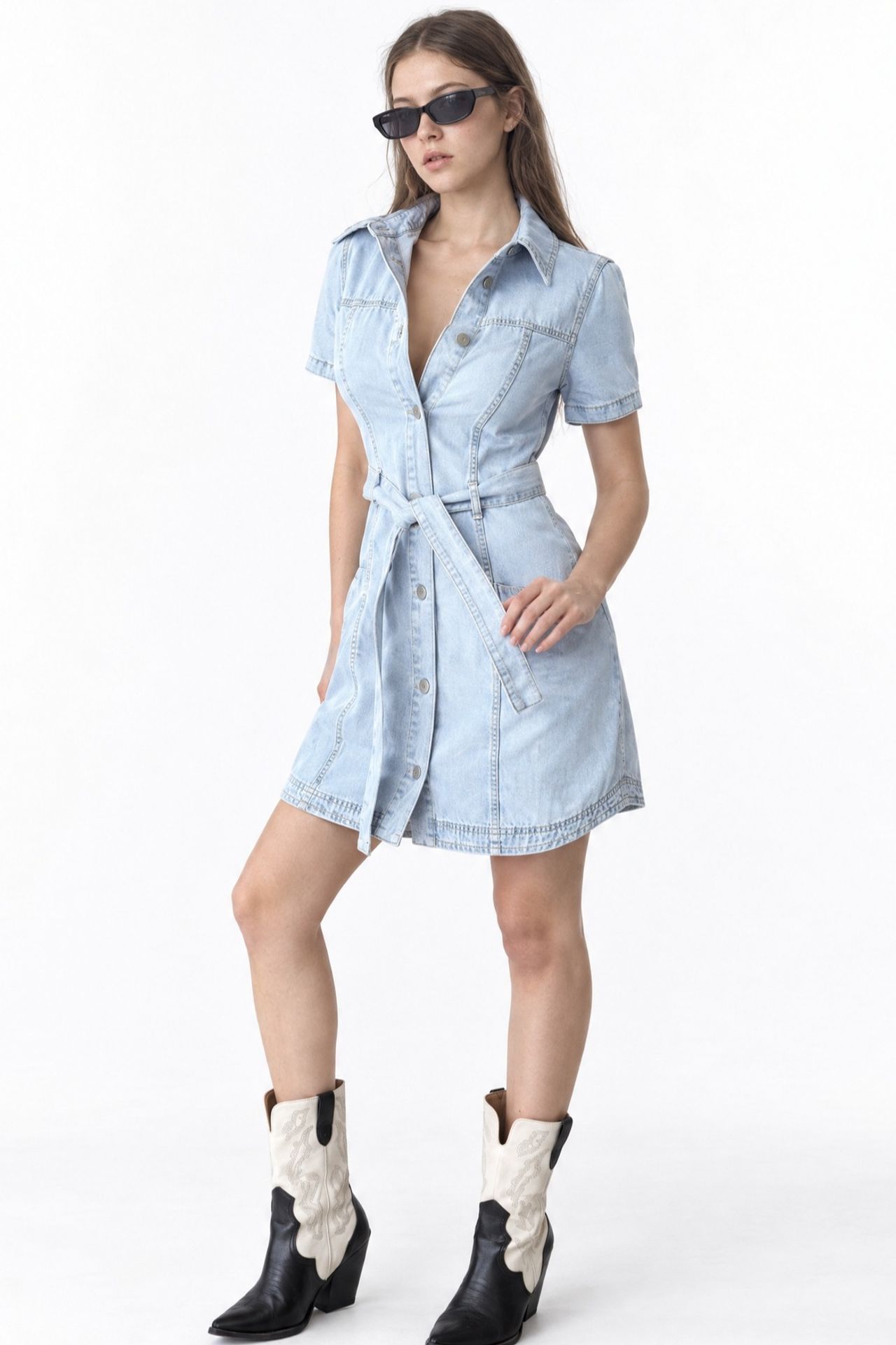 SQUALO Denim Dress 1