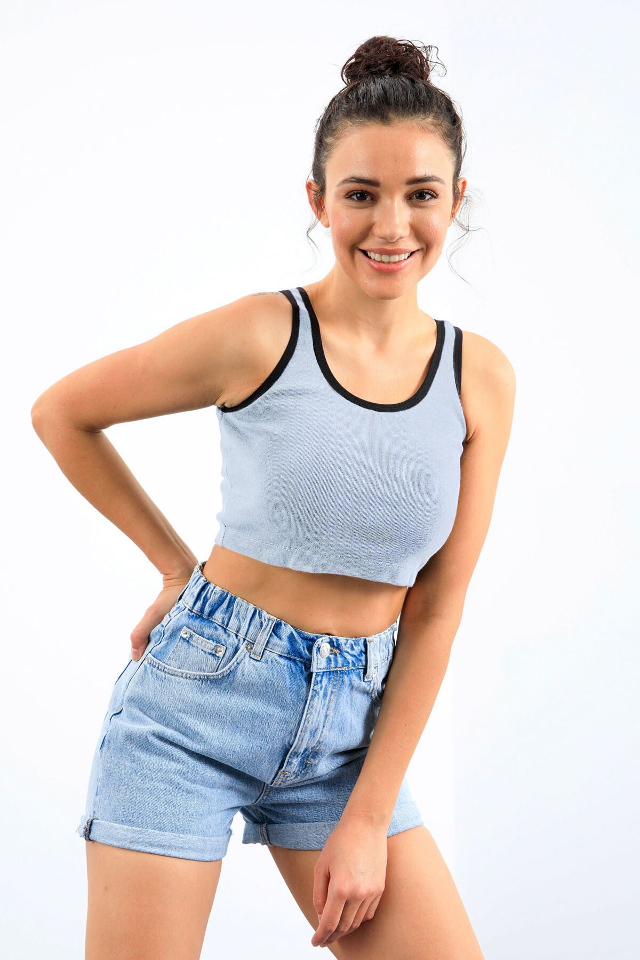 TOMMY Ribbed Sleeveless Crop Top 4