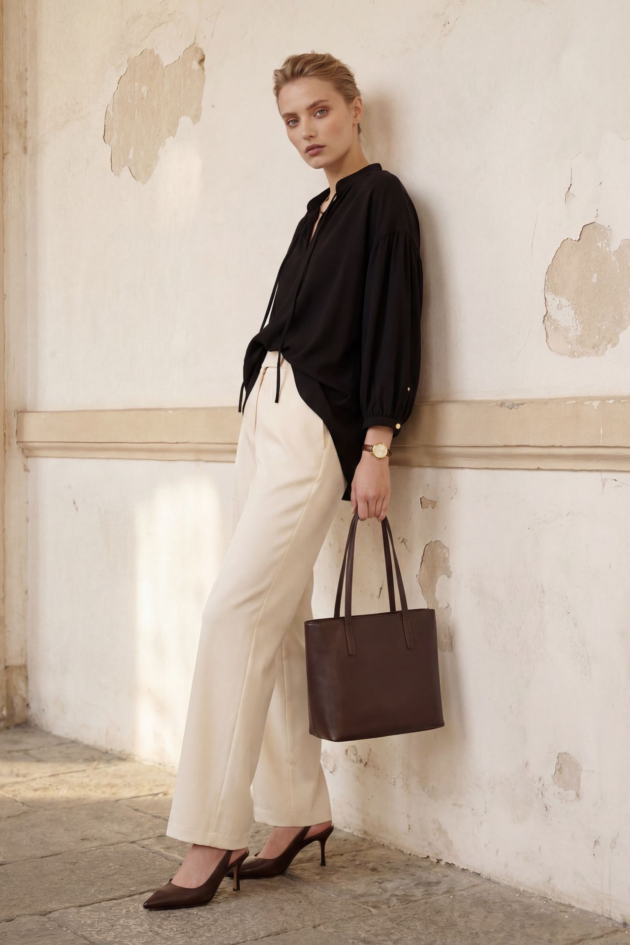 MY FASHION Loose Fit Long Sleeve Shirt 4