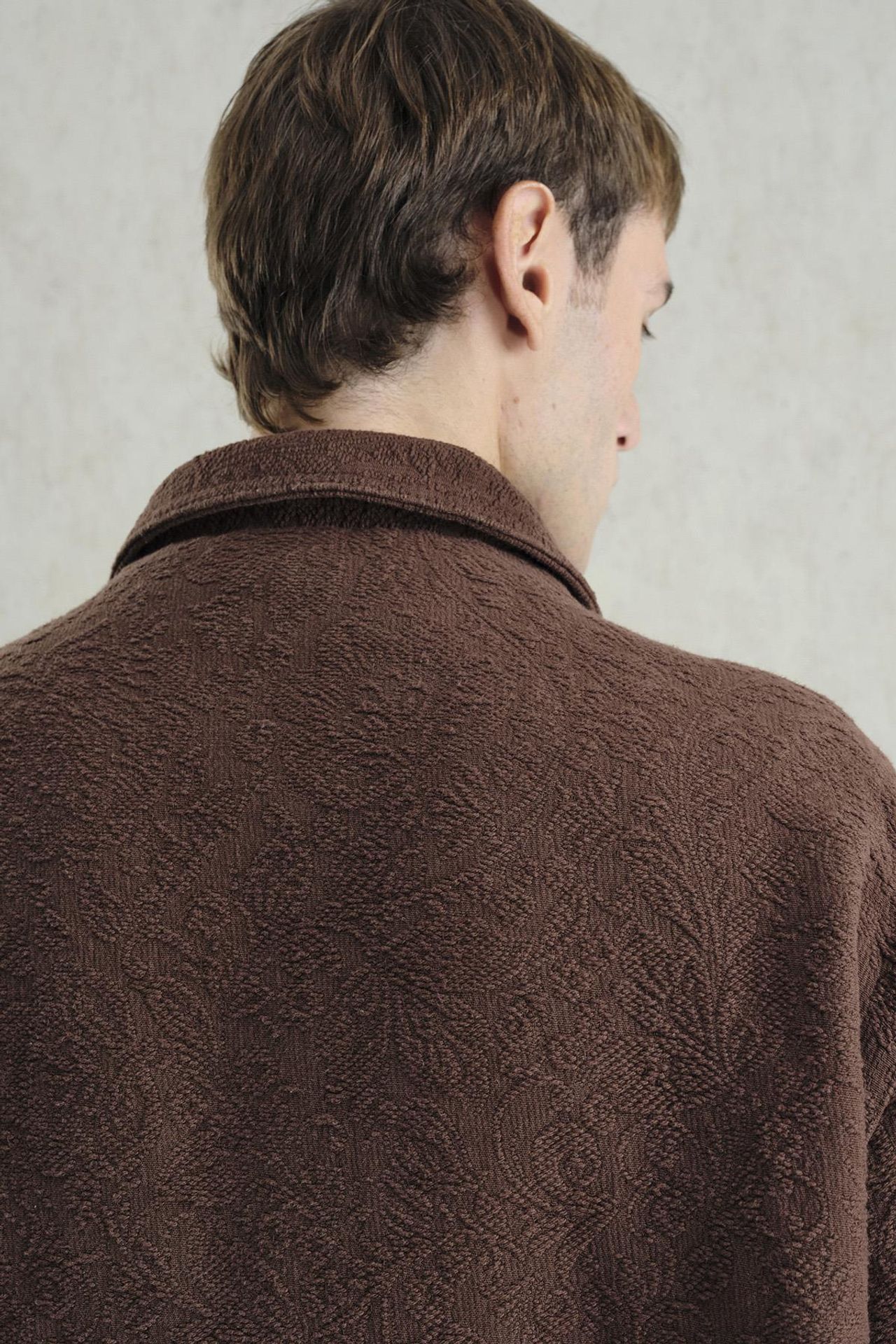 GIESTO Textured Jacquard Cotton Jacket 5