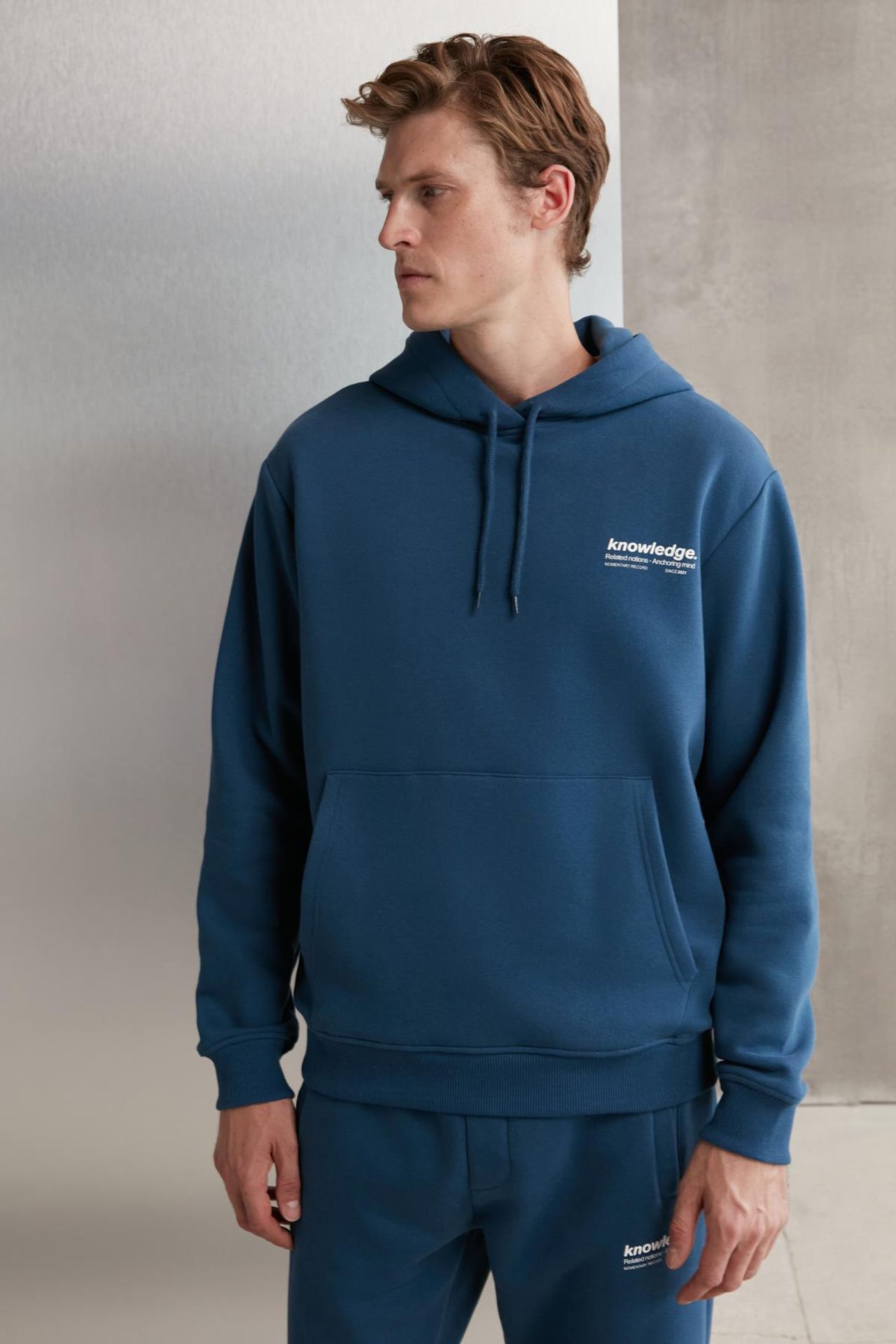 GRIMELANGE Baskılı Kapüşonlu Sweatshirt 4