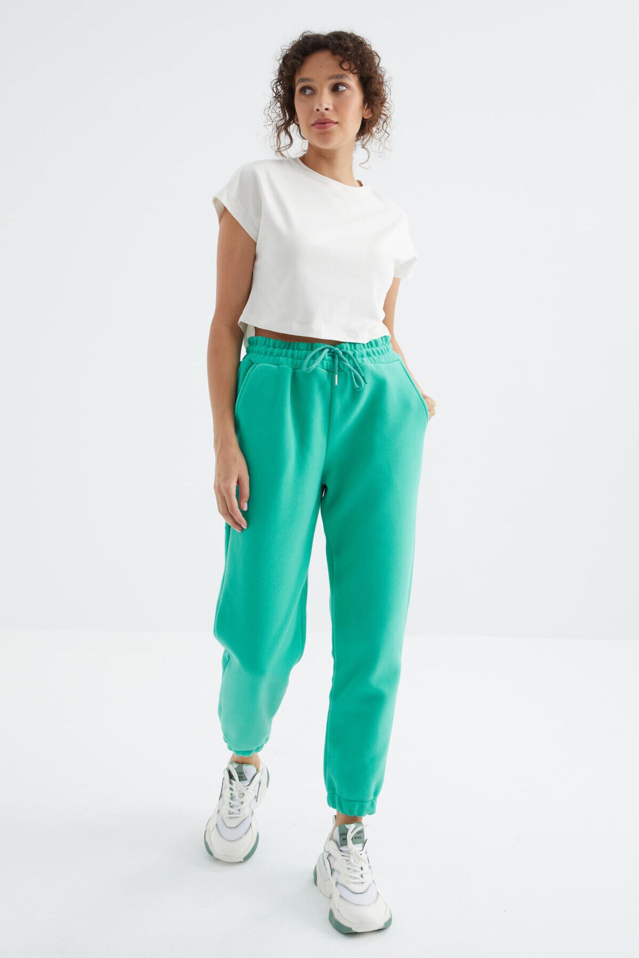 TOMMY Women's High Waist Jogger Sweatpants 5