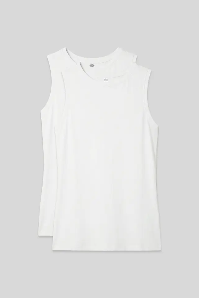 TOMMY Women's Cotton Elastane Active Top
