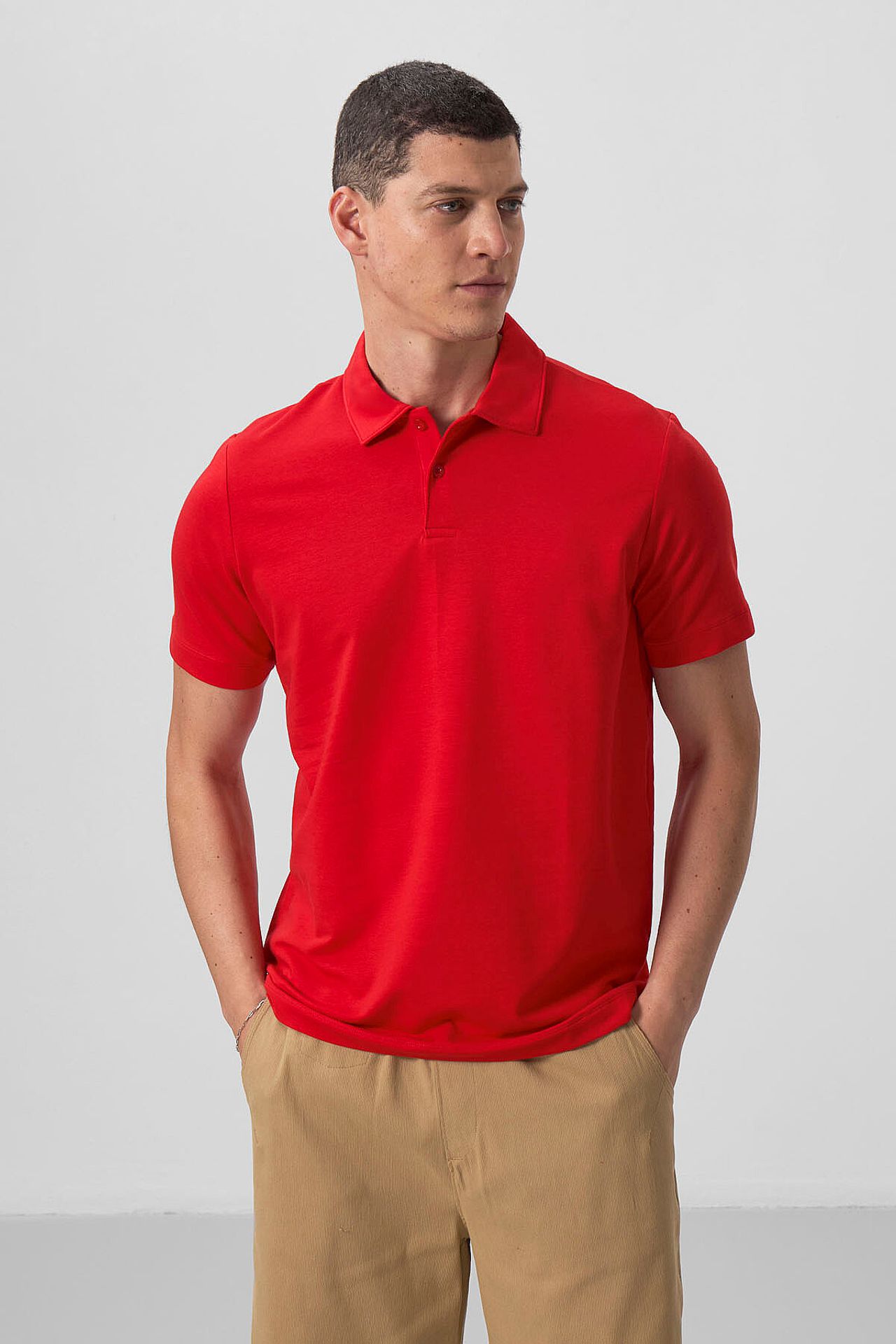 TOMMY Men's Cotton Elastane Polo T-Shirt 3