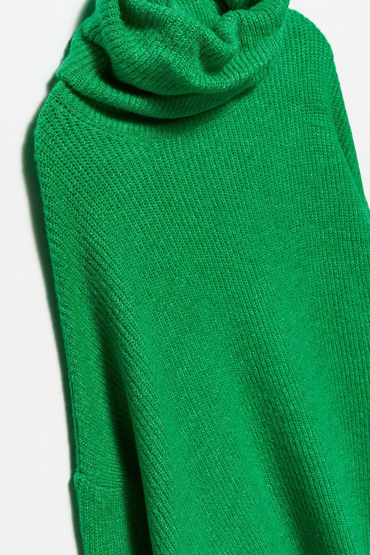 DILVIN Oversized Ribbed Turtleneck Sweater 3