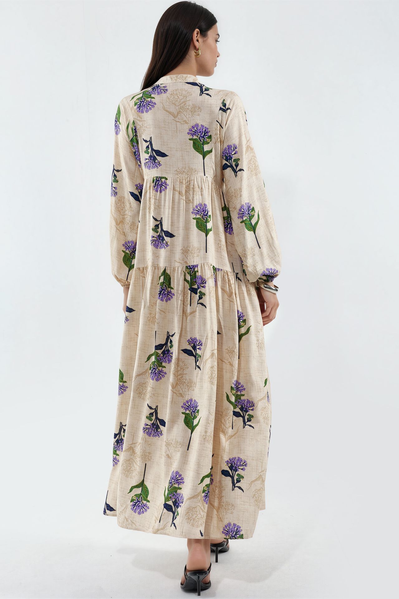 BDART Patterned V-Neck Maxi Dress 3