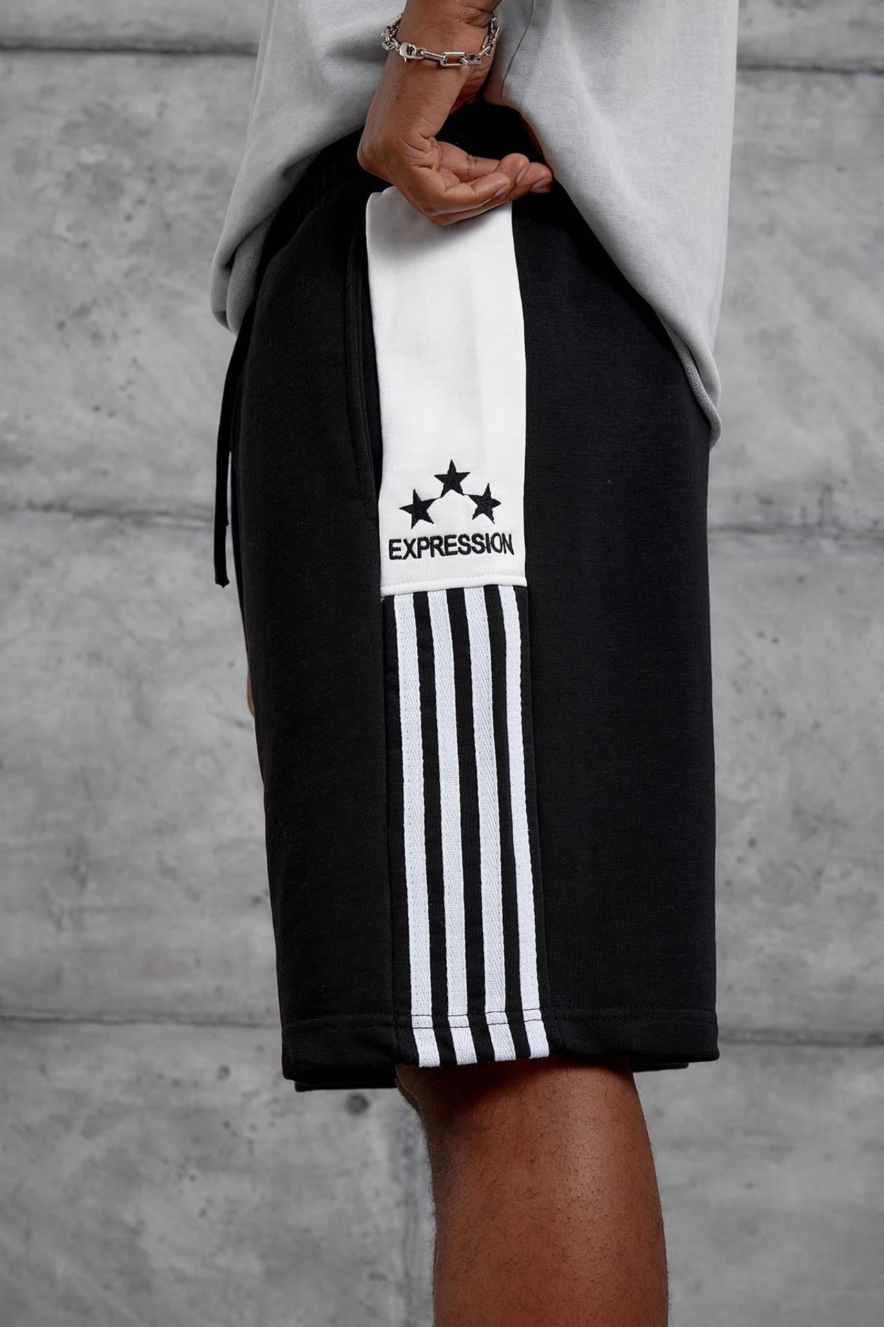 NOMARC Oversize Düz Paça Sweat Şort 4