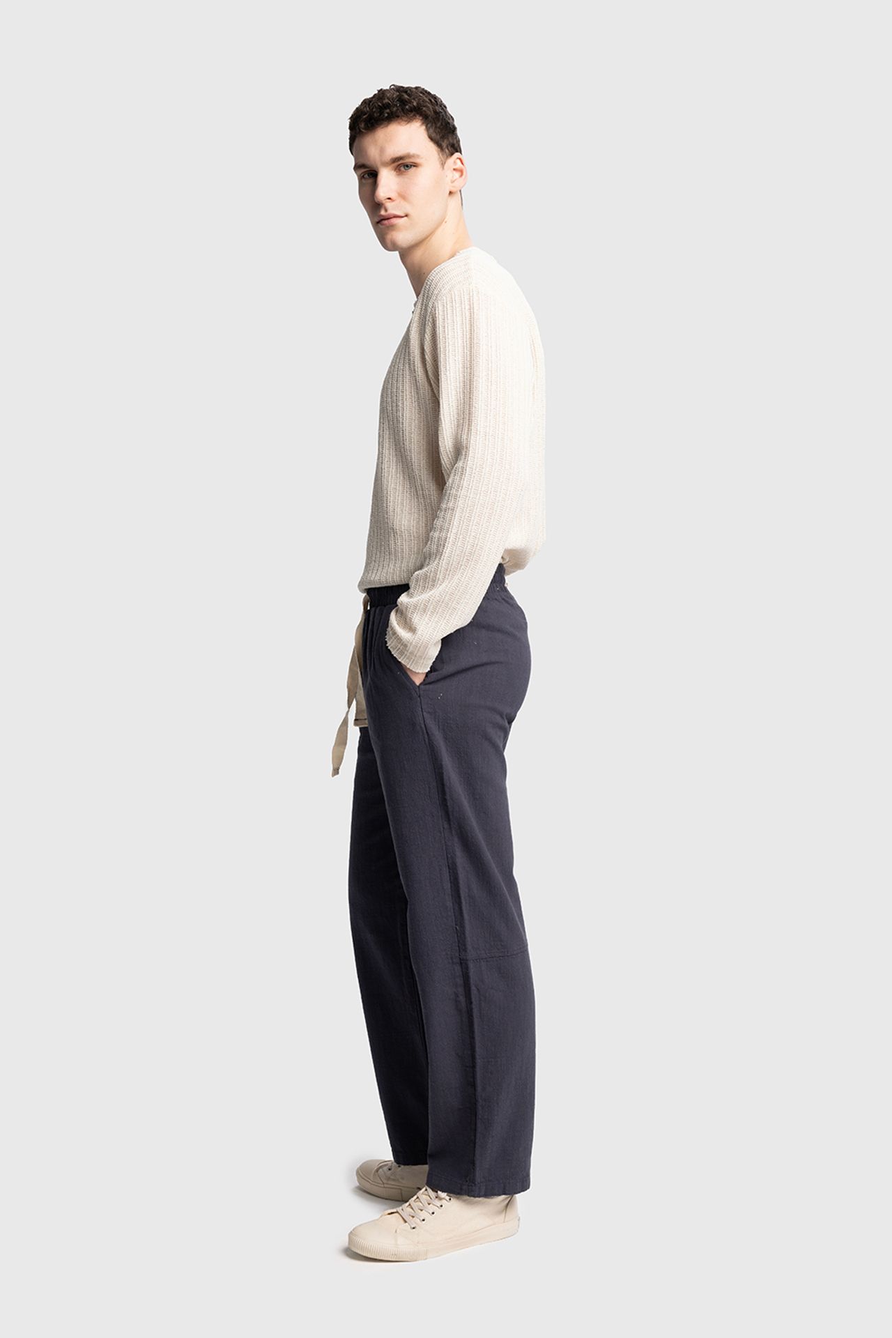 GIESTO Straight Leg Pants with Drawstring Waist 6