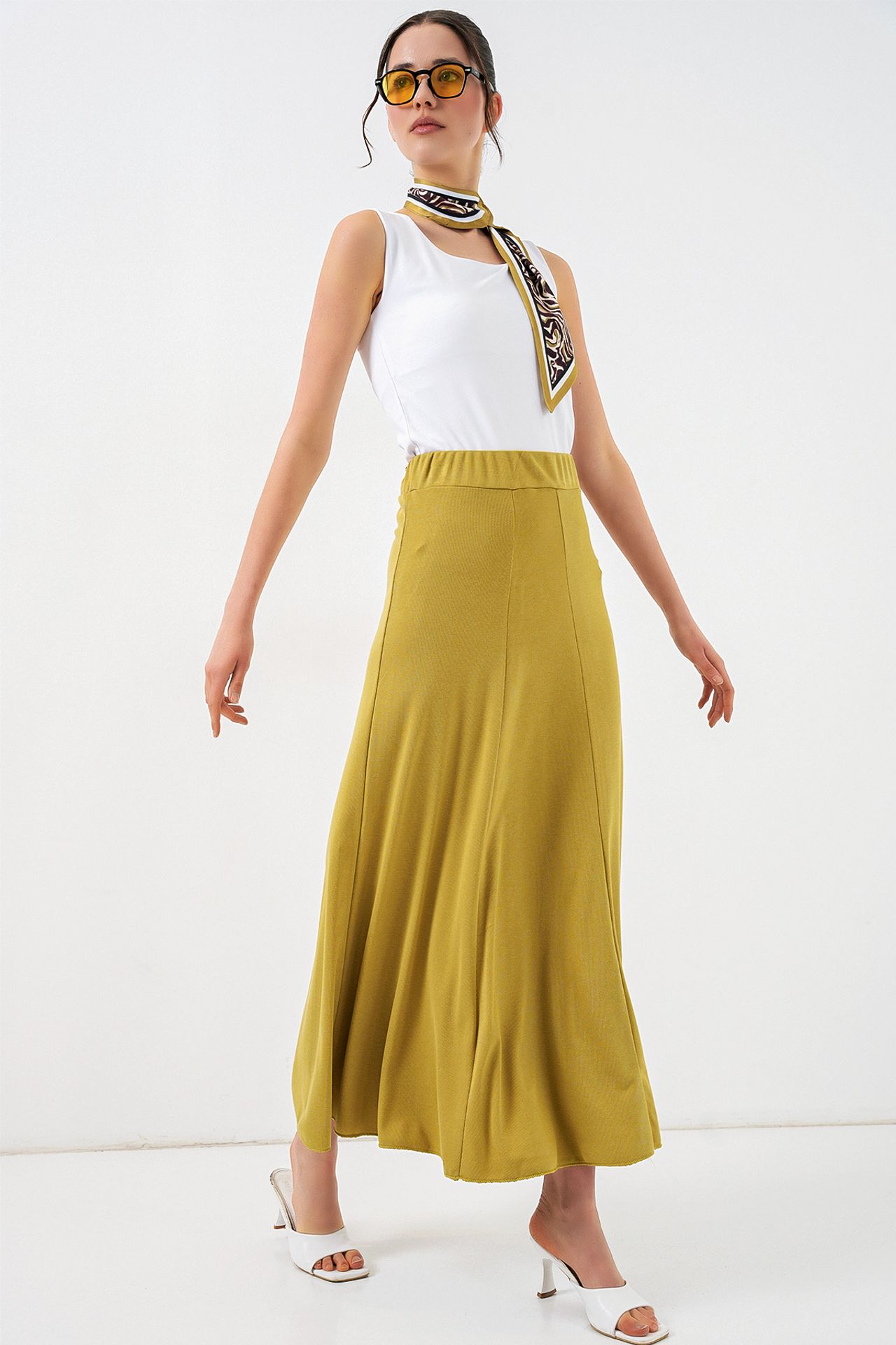 BDART High Waist A-Line Maxi Skirt 3