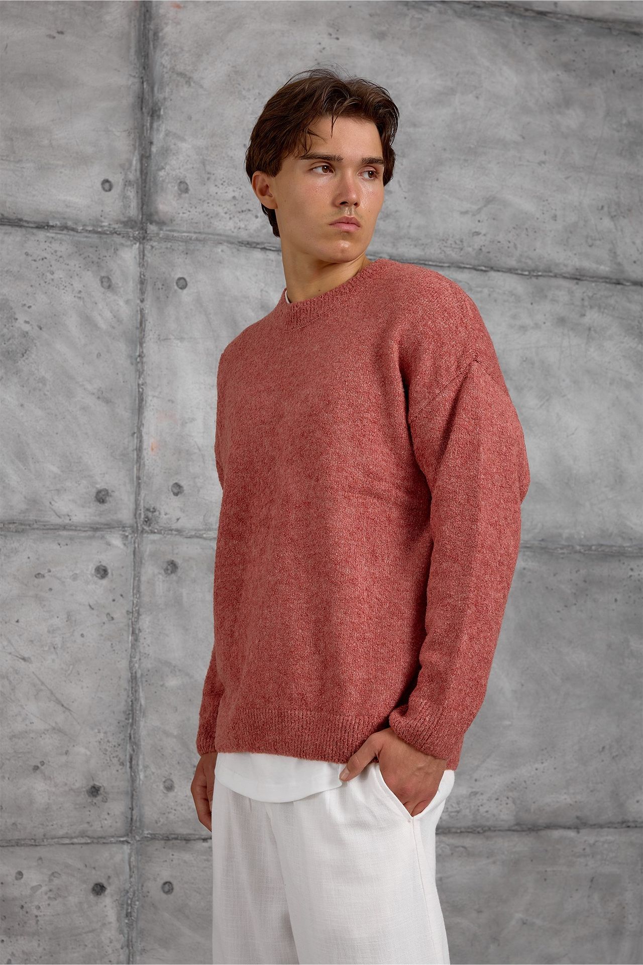 NOMARC Regular Fit Bisiklet Yaka Kazak 1