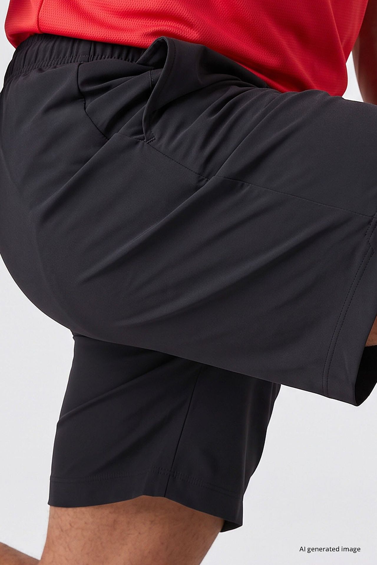 TOMMY Mid Waist Straight Leg Shorts 2