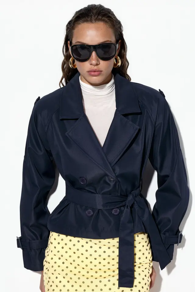 BDART Short Belted Trench Coat