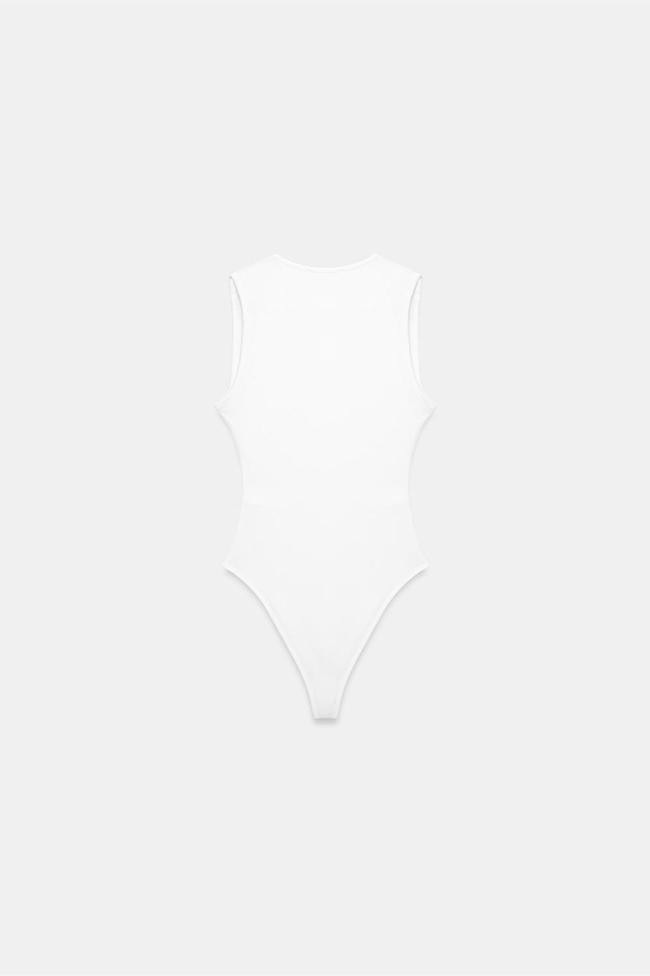 DILVIN Sleeveless Slim-Fit U-Neck Bodysuit 7