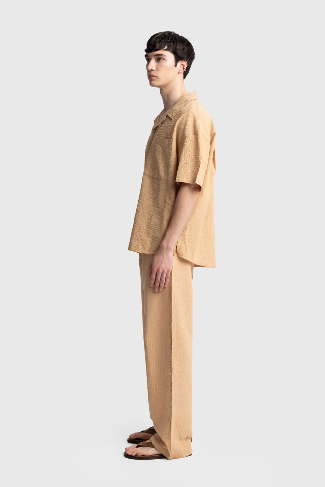 GIESTO Textured Short Sleeve Shirt 5