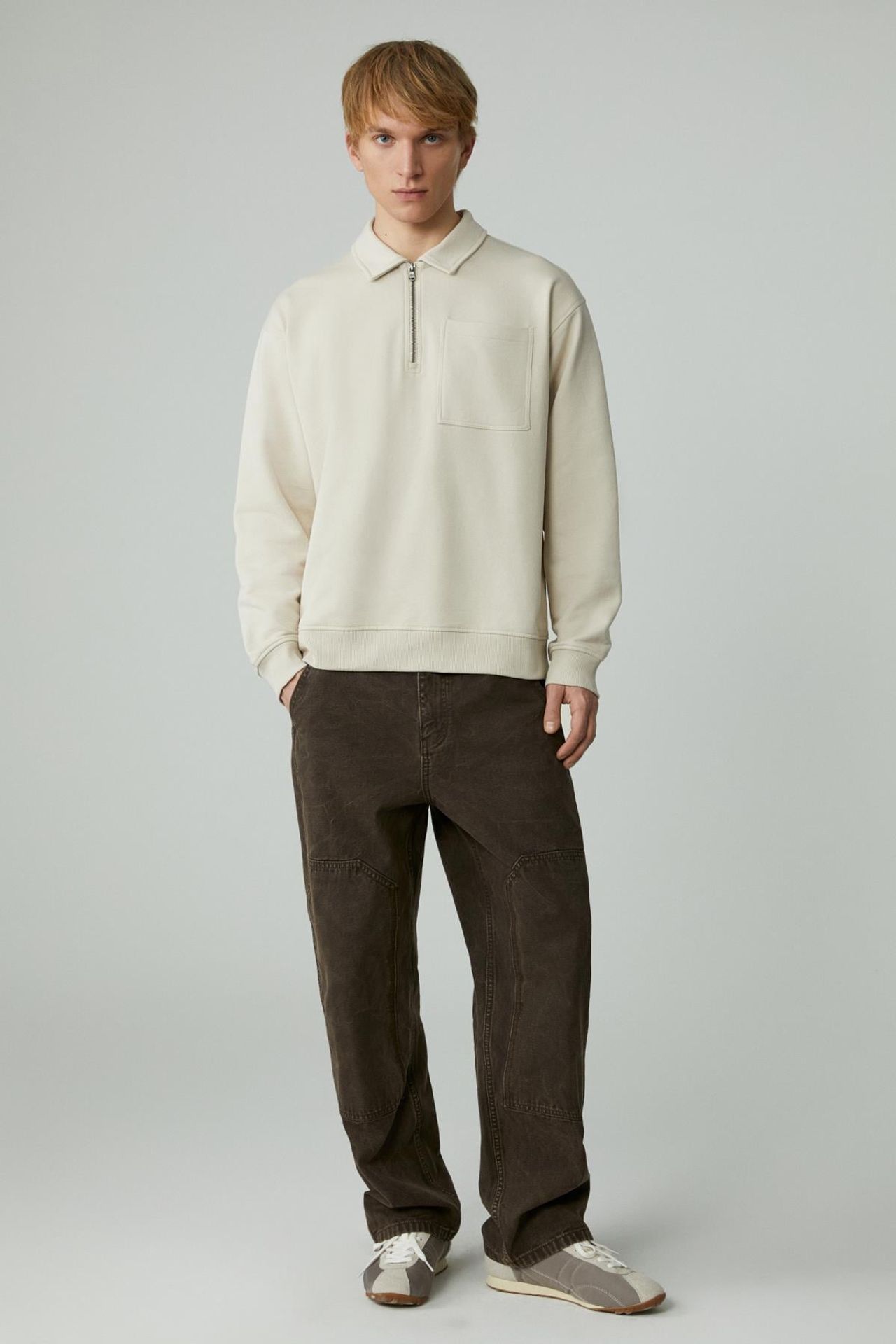 GRIMELANGE Yarım Fermuarlı Sweatshirt 2
