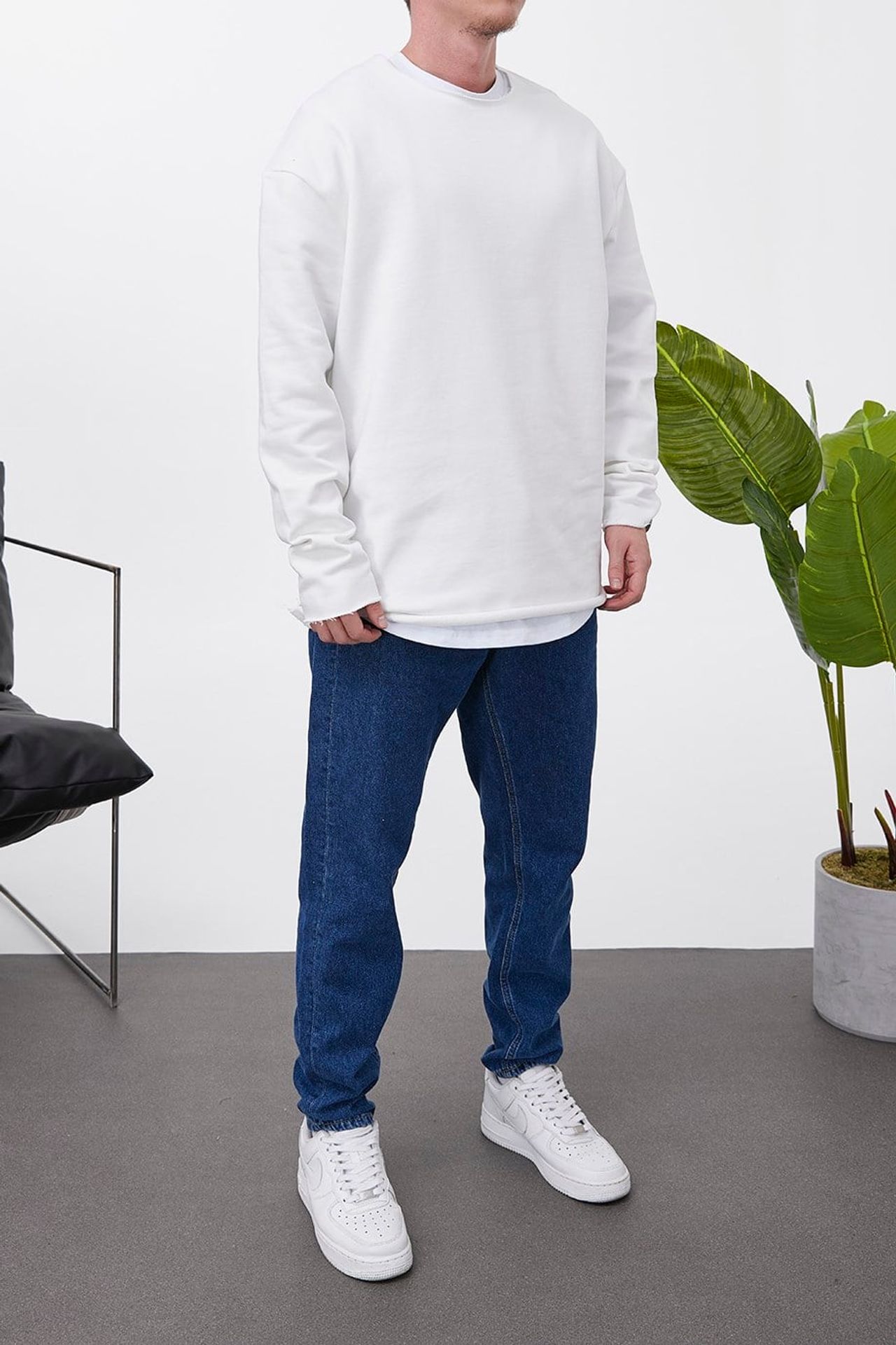 NOMARC Rahat Bisiklet Yaka Sweatshirt 3