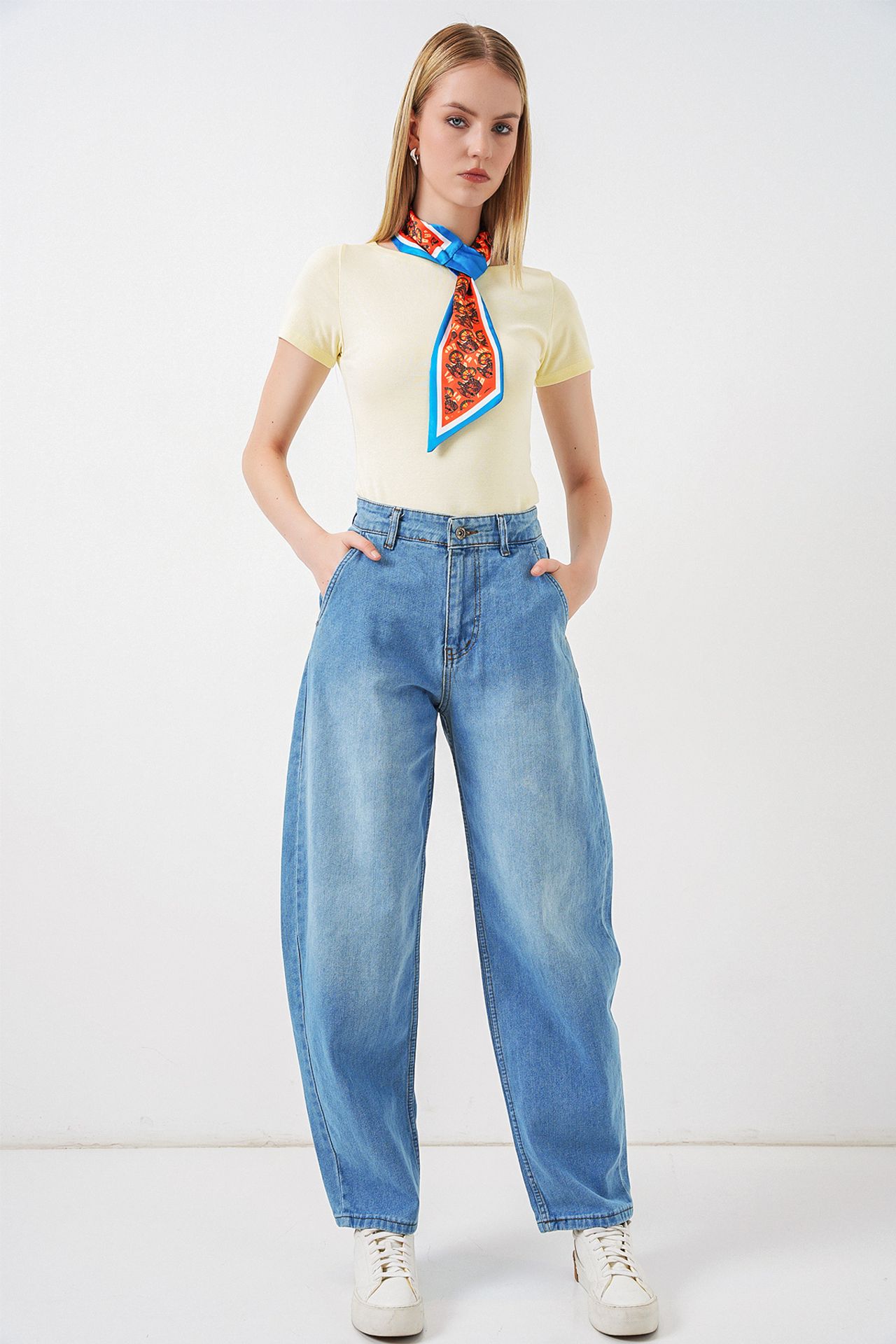 BDART Linen Blended Straight Leg Denim Jeans
