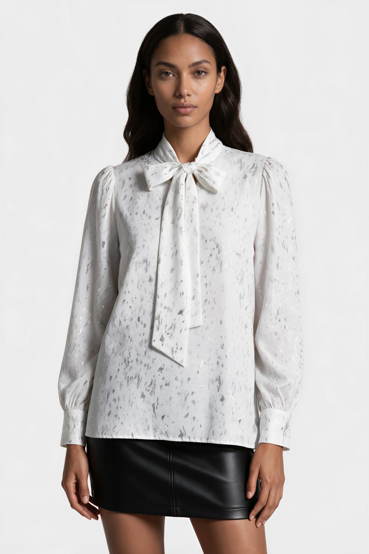 MSN Women's Printed Shirt Collar T-shirt 4