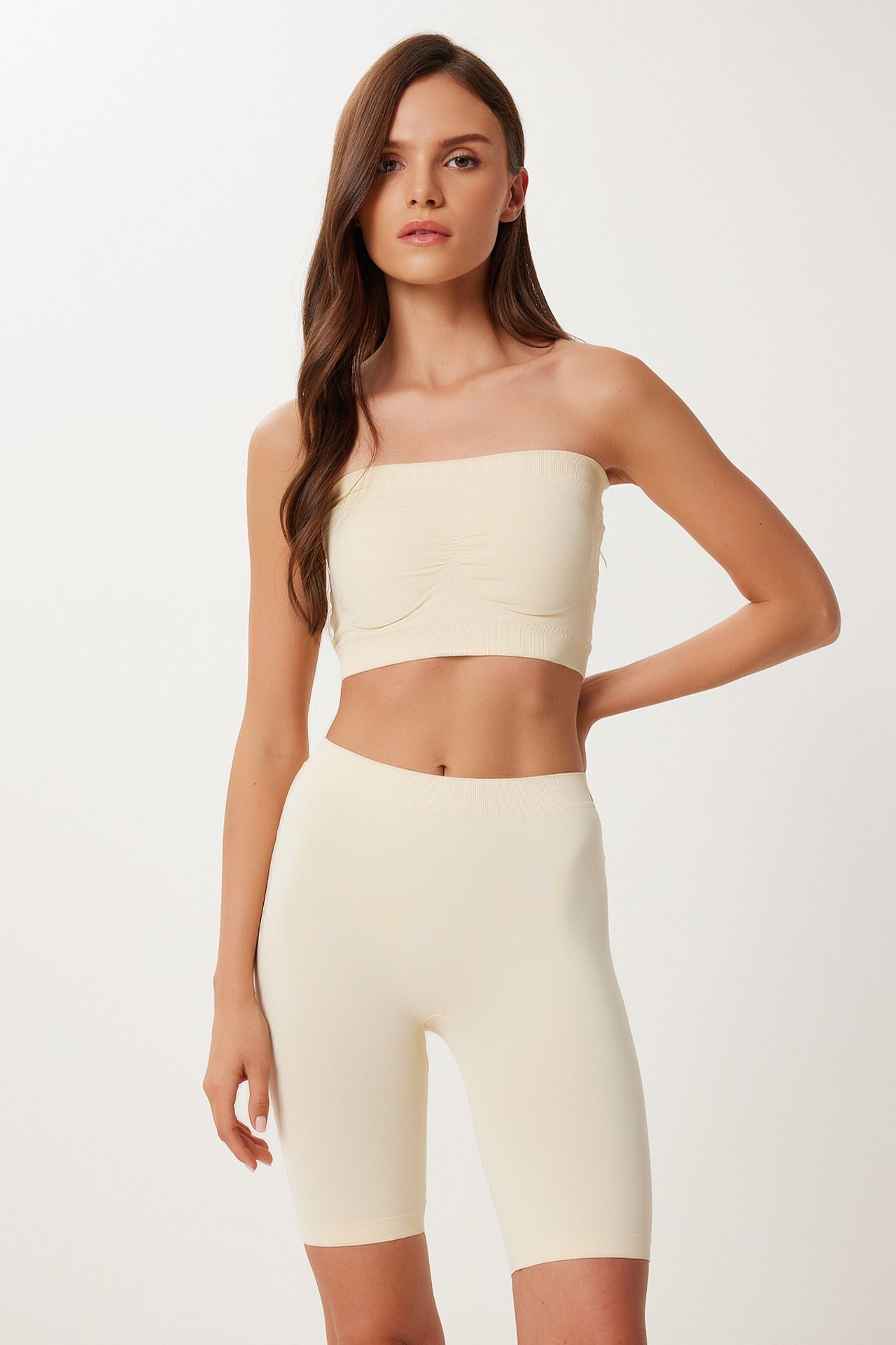ISTANBUL Strapless Crop Bandeau Top 2