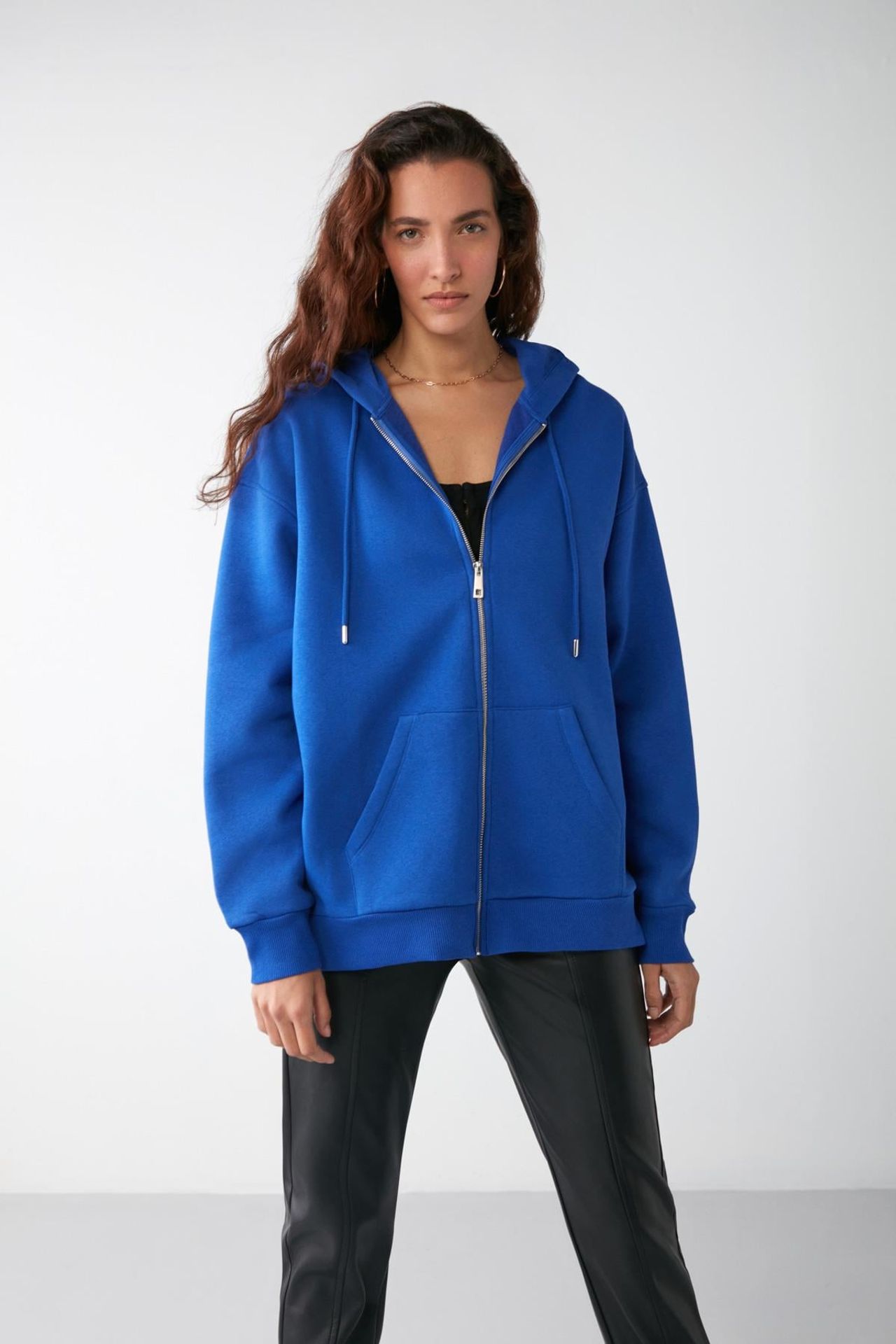 GRIMELANGE Kapüşonlu Fermuarlı Sweatshirt 2