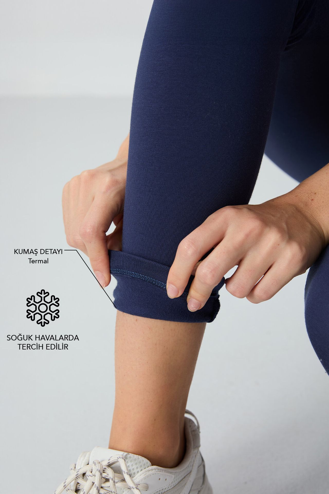 TOMMY High-Waist Cotton Blend Leggings 1