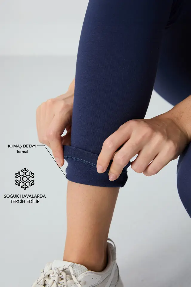 TOMMY High-Waist Cotton Blend Leggings