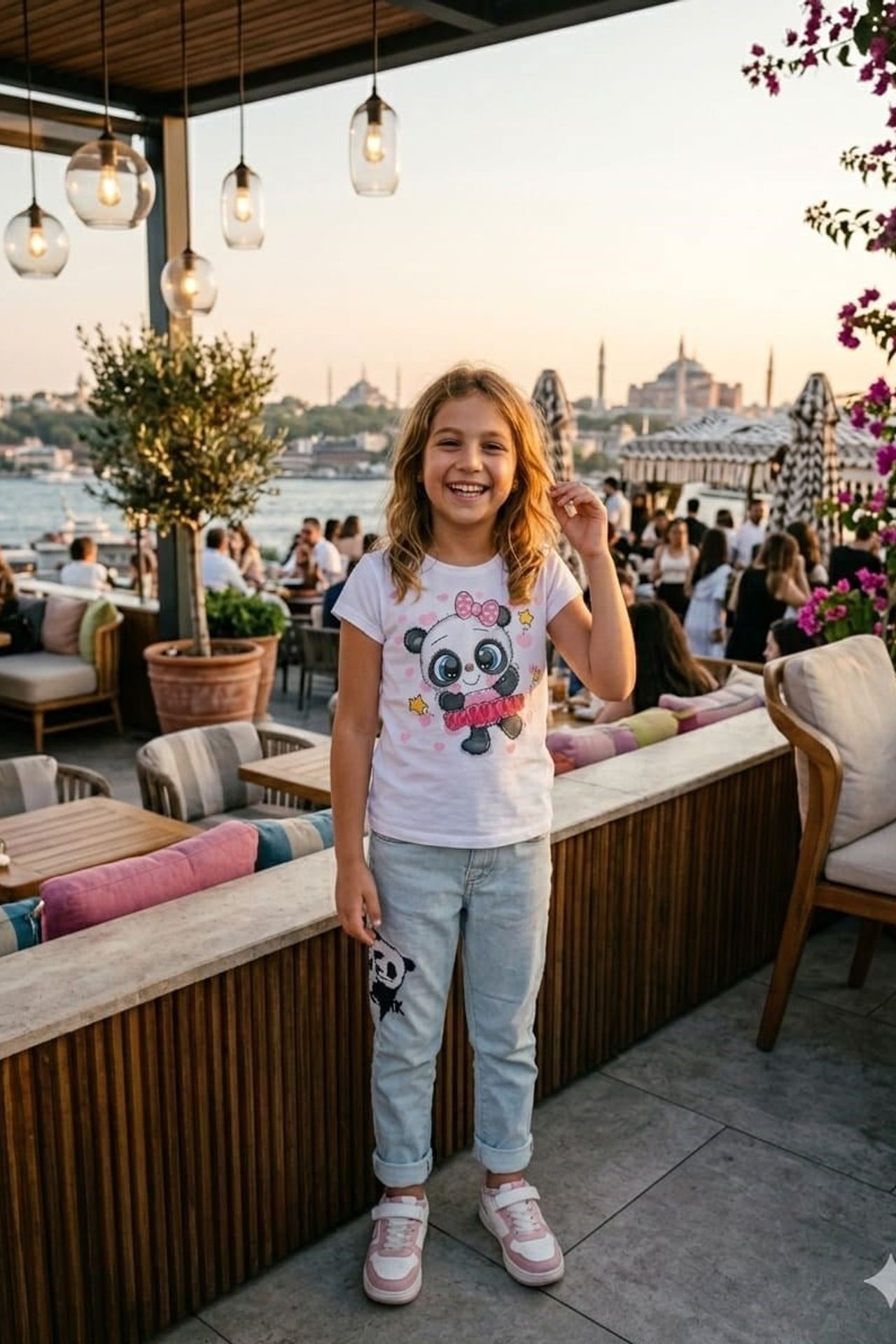 HİLAL AKINCI KİDS Genç 2 Parça Pamuklu Takım 3