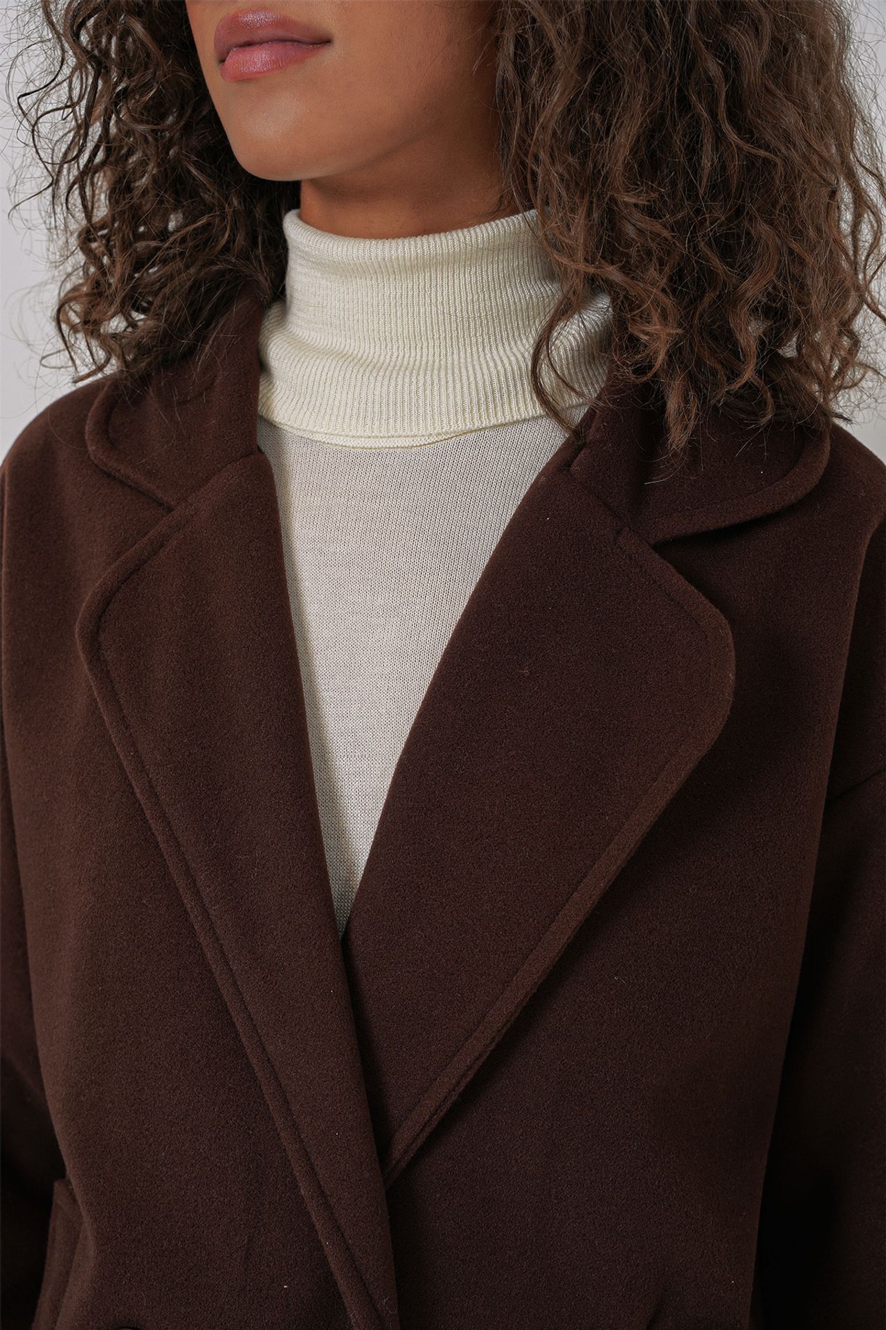 BDART Relaxed Fit Shawl Collar Buttoned Coat 5