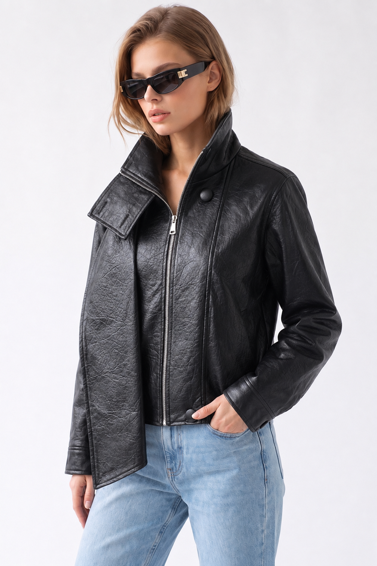 MIXRAY Women's Tailored Blazer 4