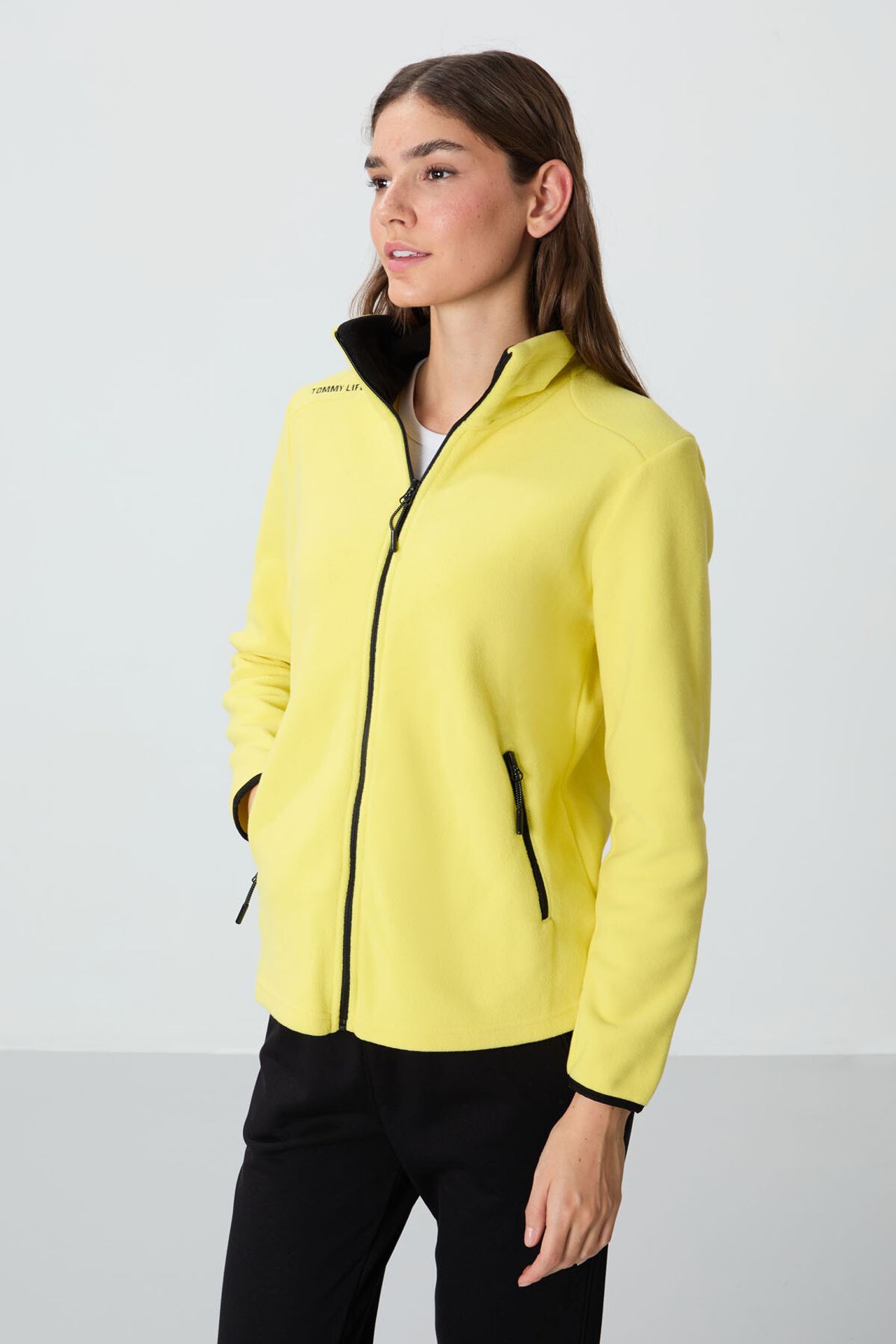 TOMMY Women's Plush Zip-Front Sweatshirt 1