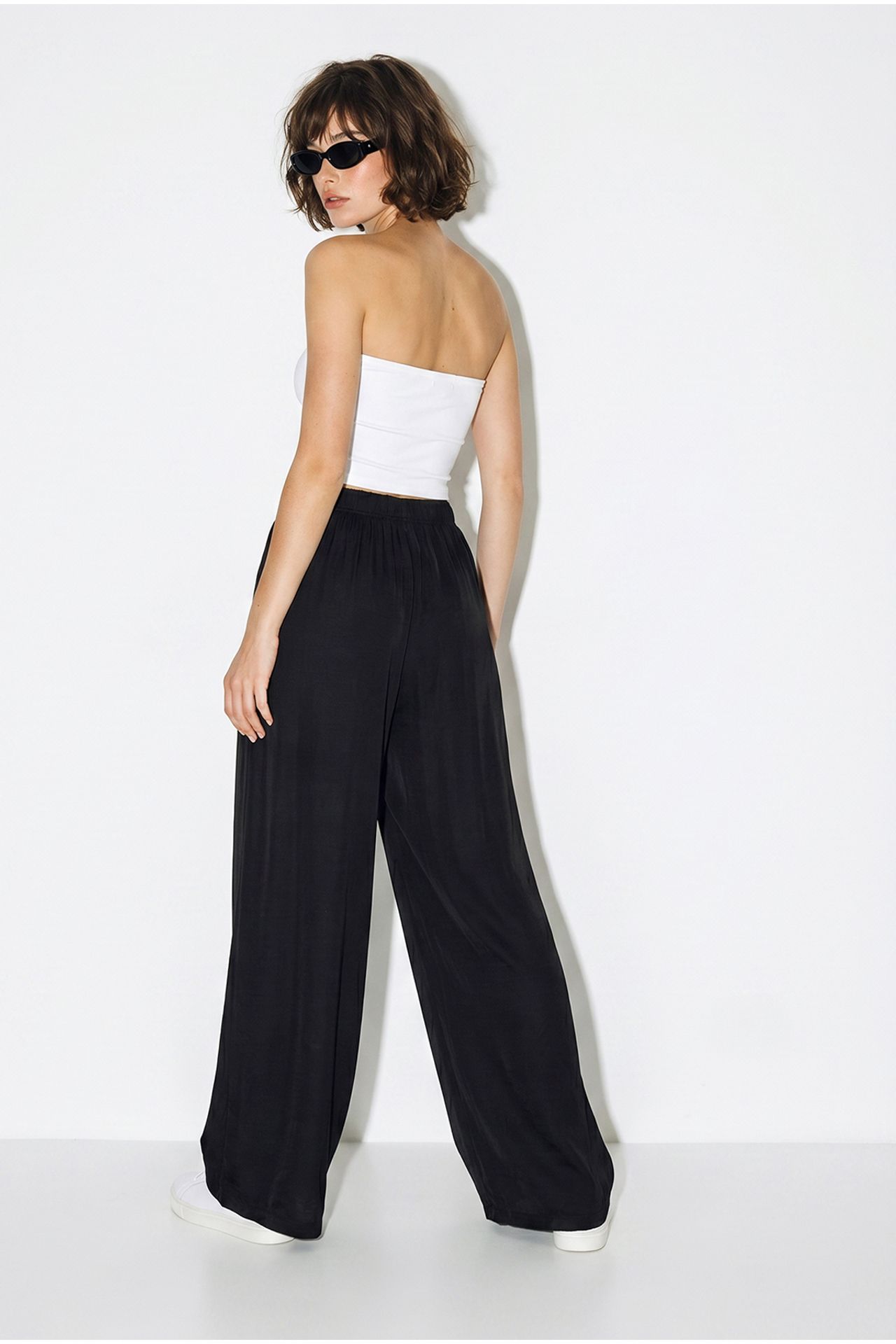 LUCCI Wide Leg Pull-On Trousers 5