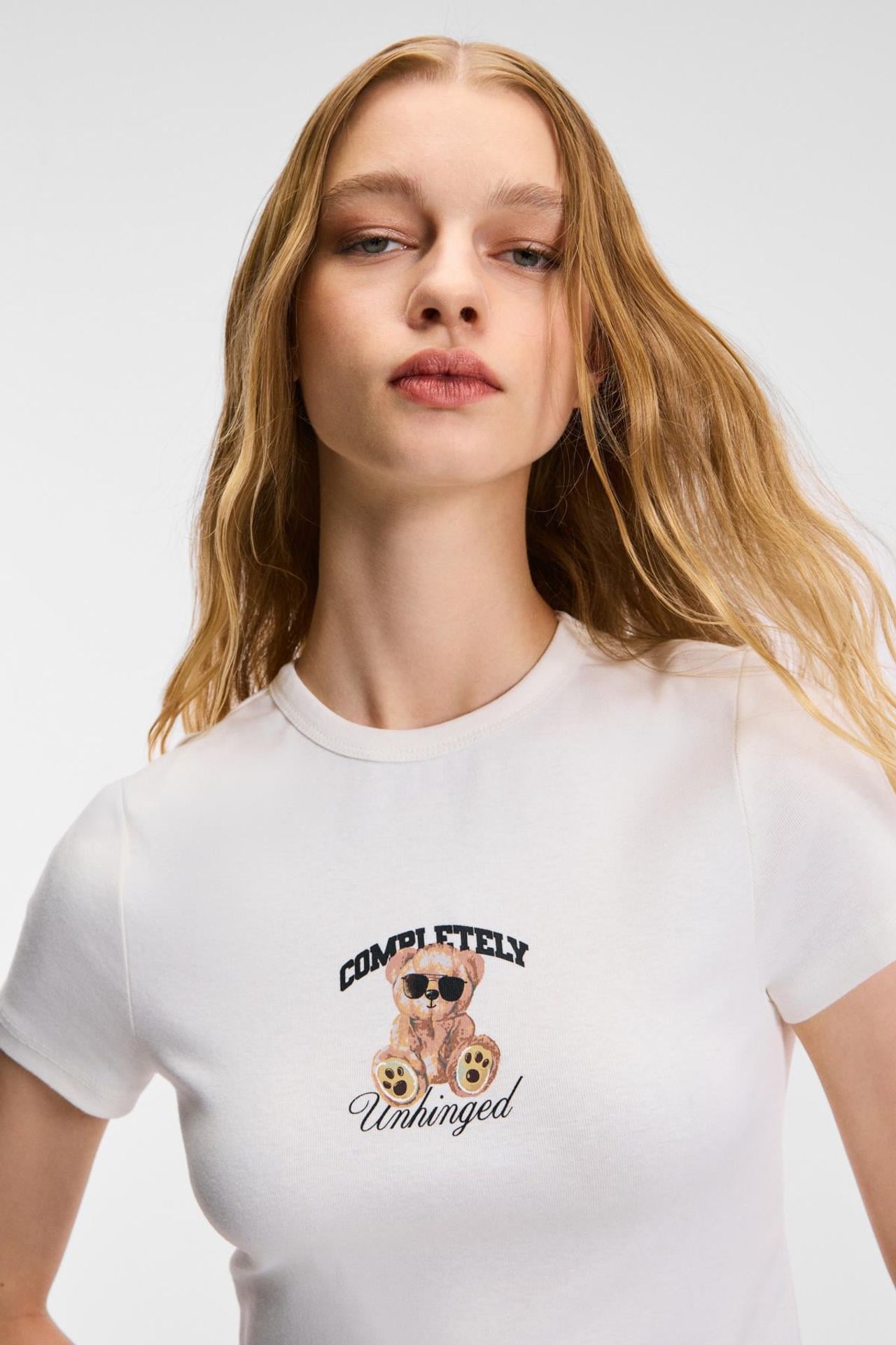 ETHIQUET Printed Slim Fit Crop Top 2