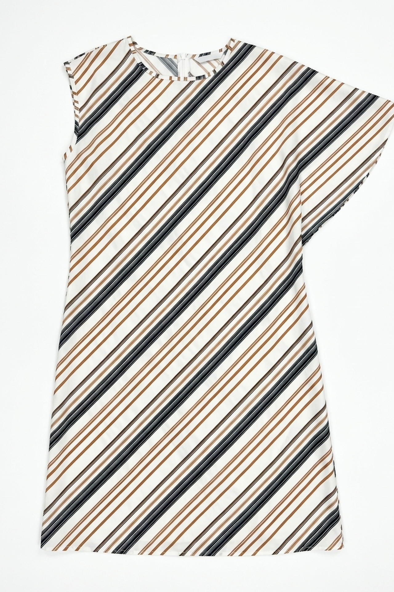 MY FASHION Striped Lyocell Midi Dress 5