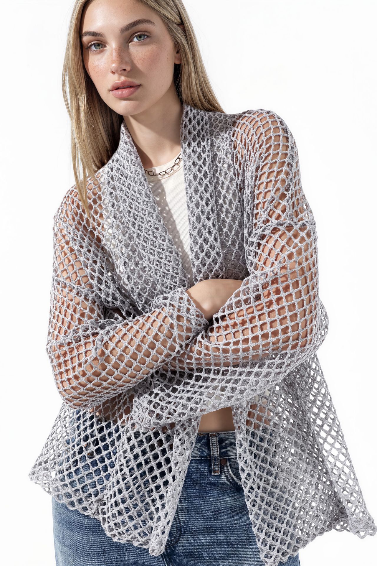 BUSEM Women's Cotton-Blend Cardigan 1