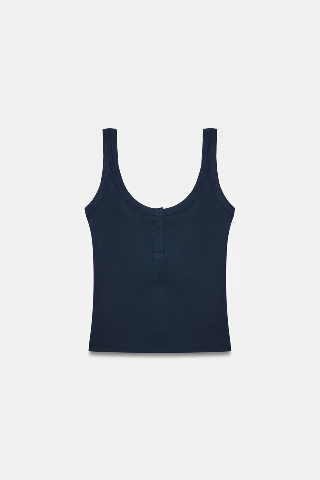 DILVIN Ribbed Crop Cami Blouse 4