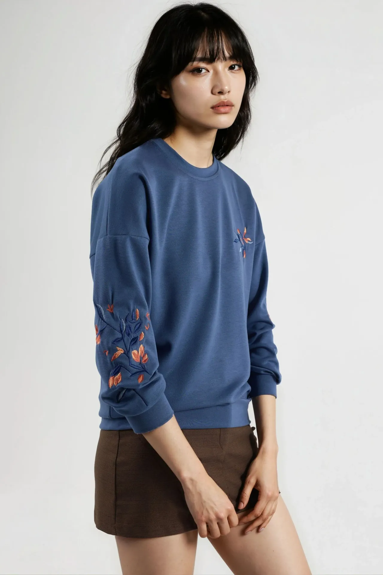 BERSAN Kadın Bisiklet Yaka Sweatshirt 2