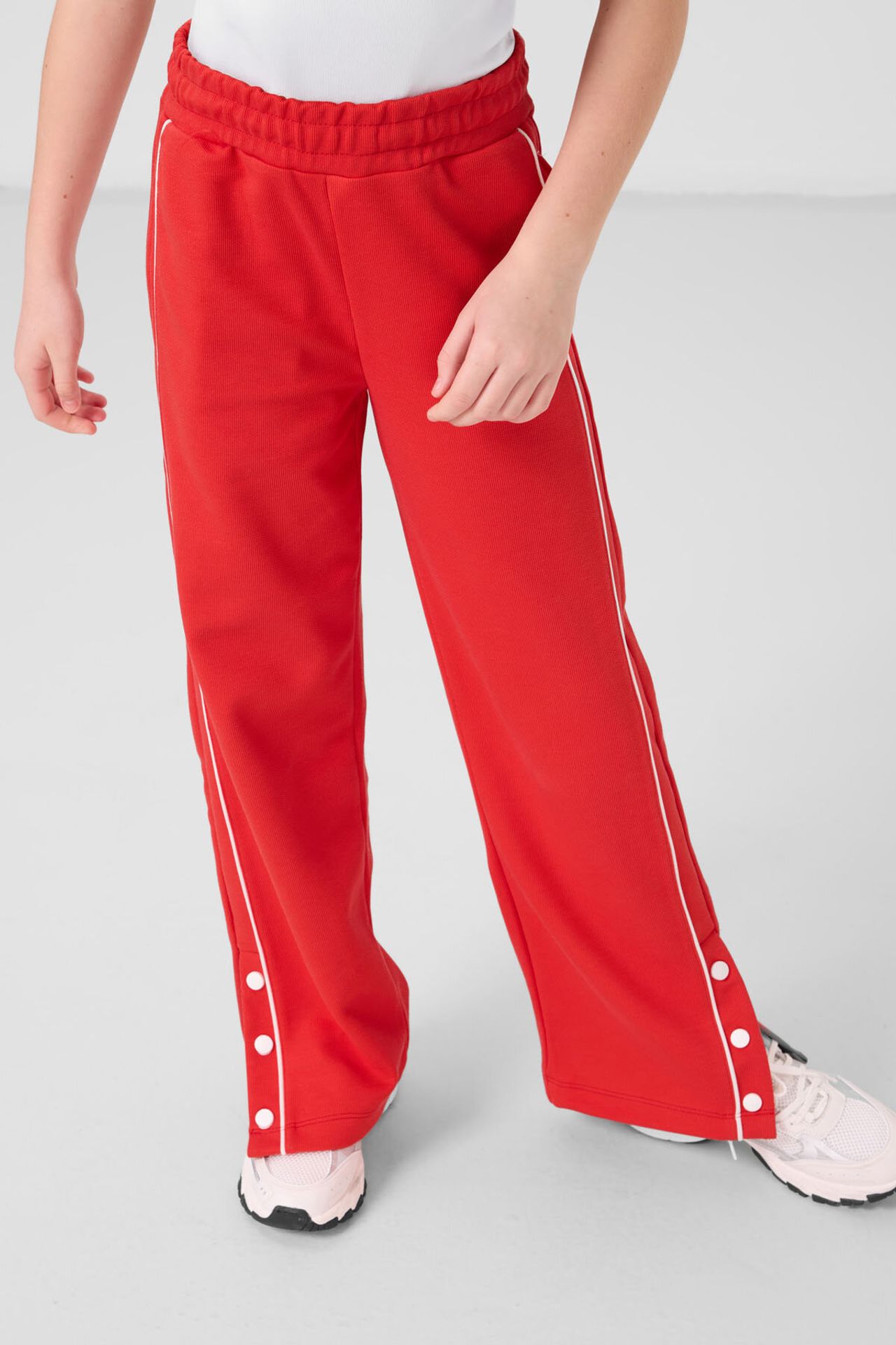 TOMMY Button Detail Wide Leg Tracksuit Set 3
