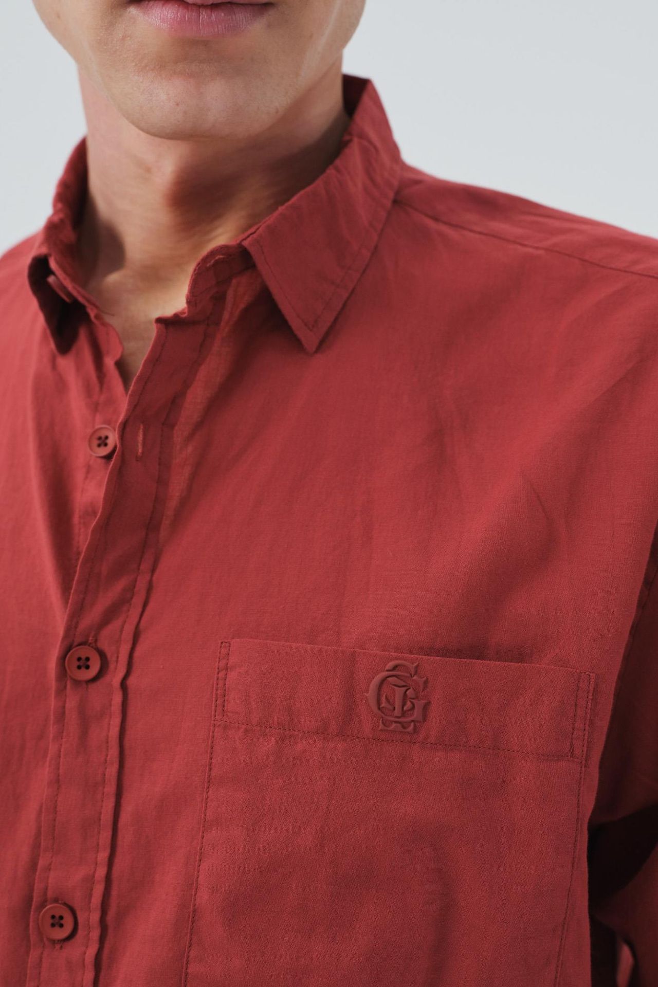 GIESTO Erkek Regular Fit Pamuklu Poplin Gömlek 1