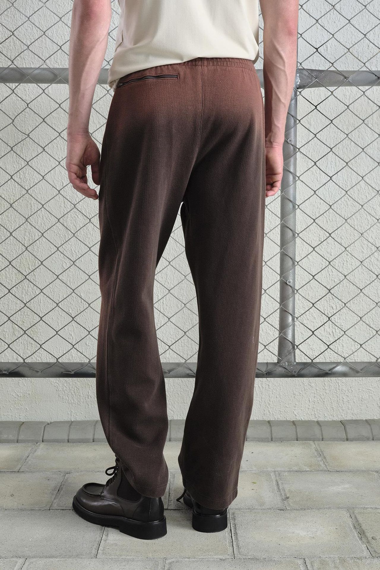 GIESTO Mid Waist Knit Pants 6