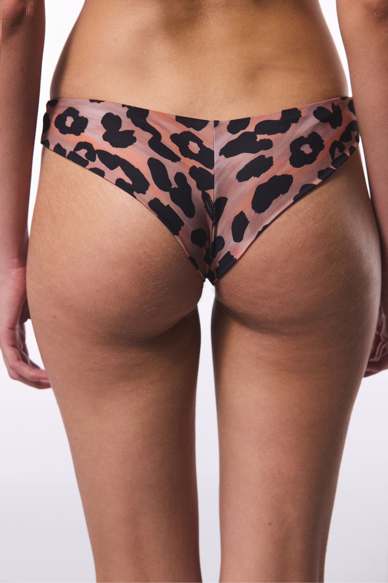 PENTI Clove Minimal Cut Leopard Print Super Brazilian Bikini Bottom 3