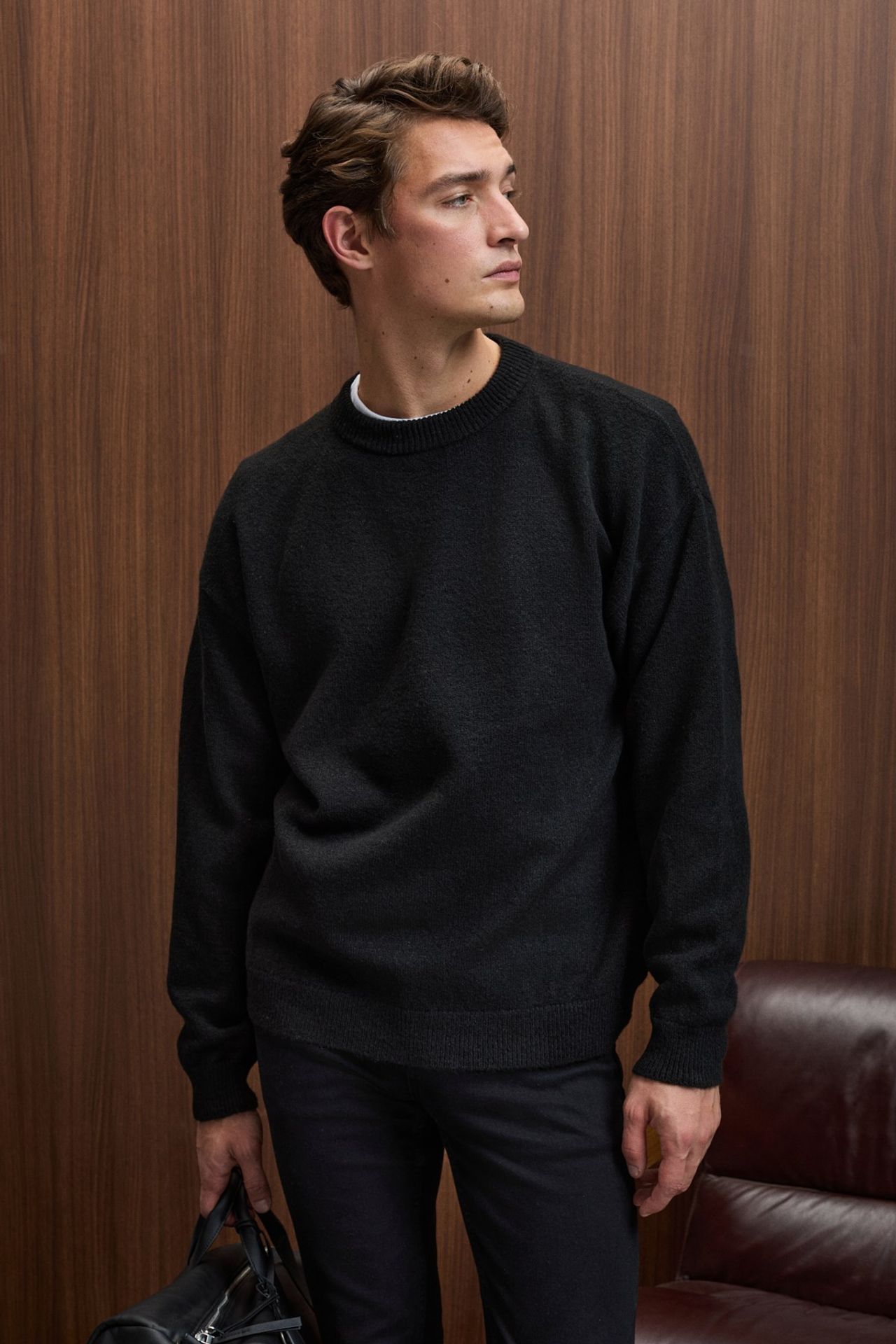 GRIMELANGE Ribbed Crew Neck Jumper 3
