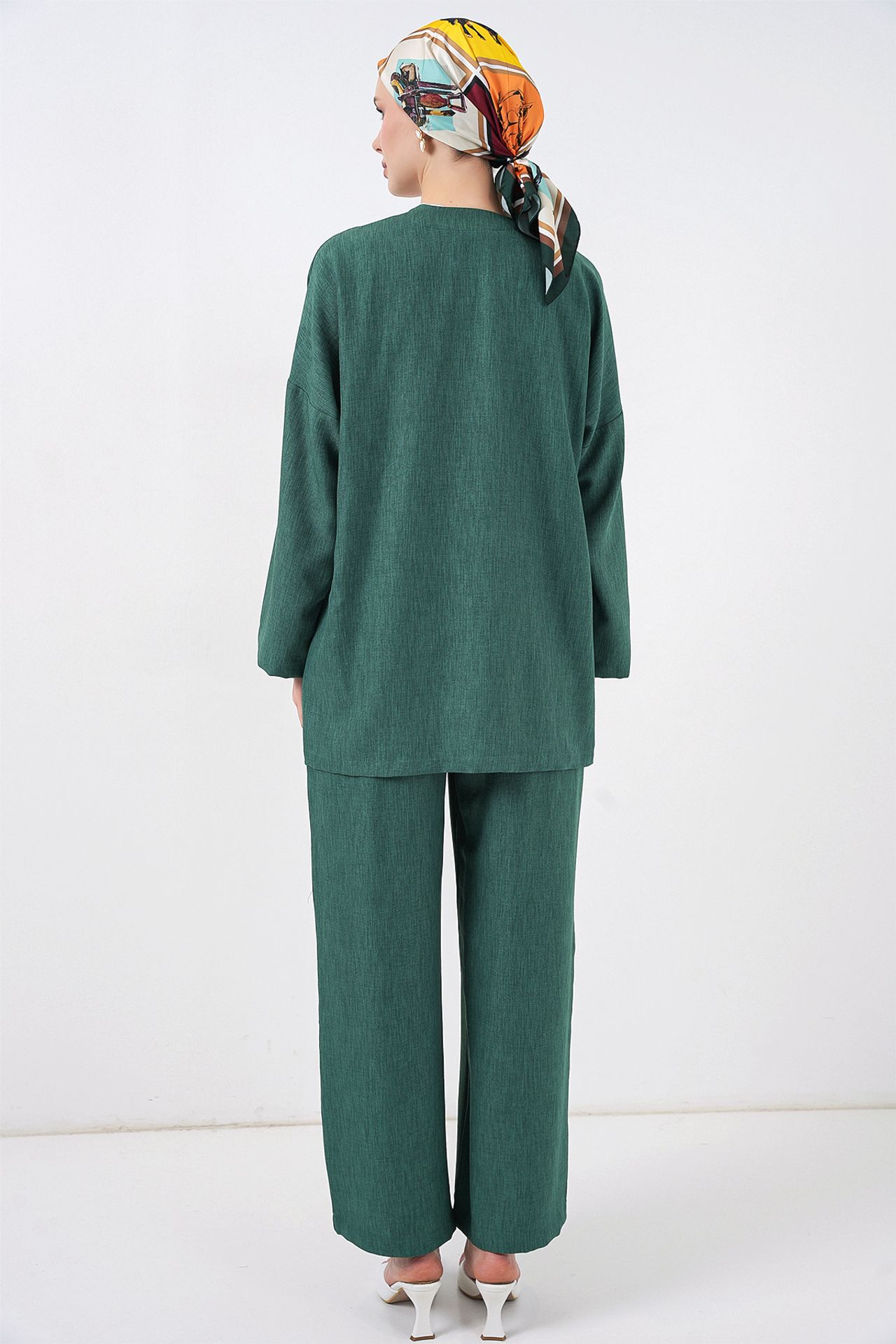 BDART V-Neck Cardigan and Wide Leg Pants Set 5