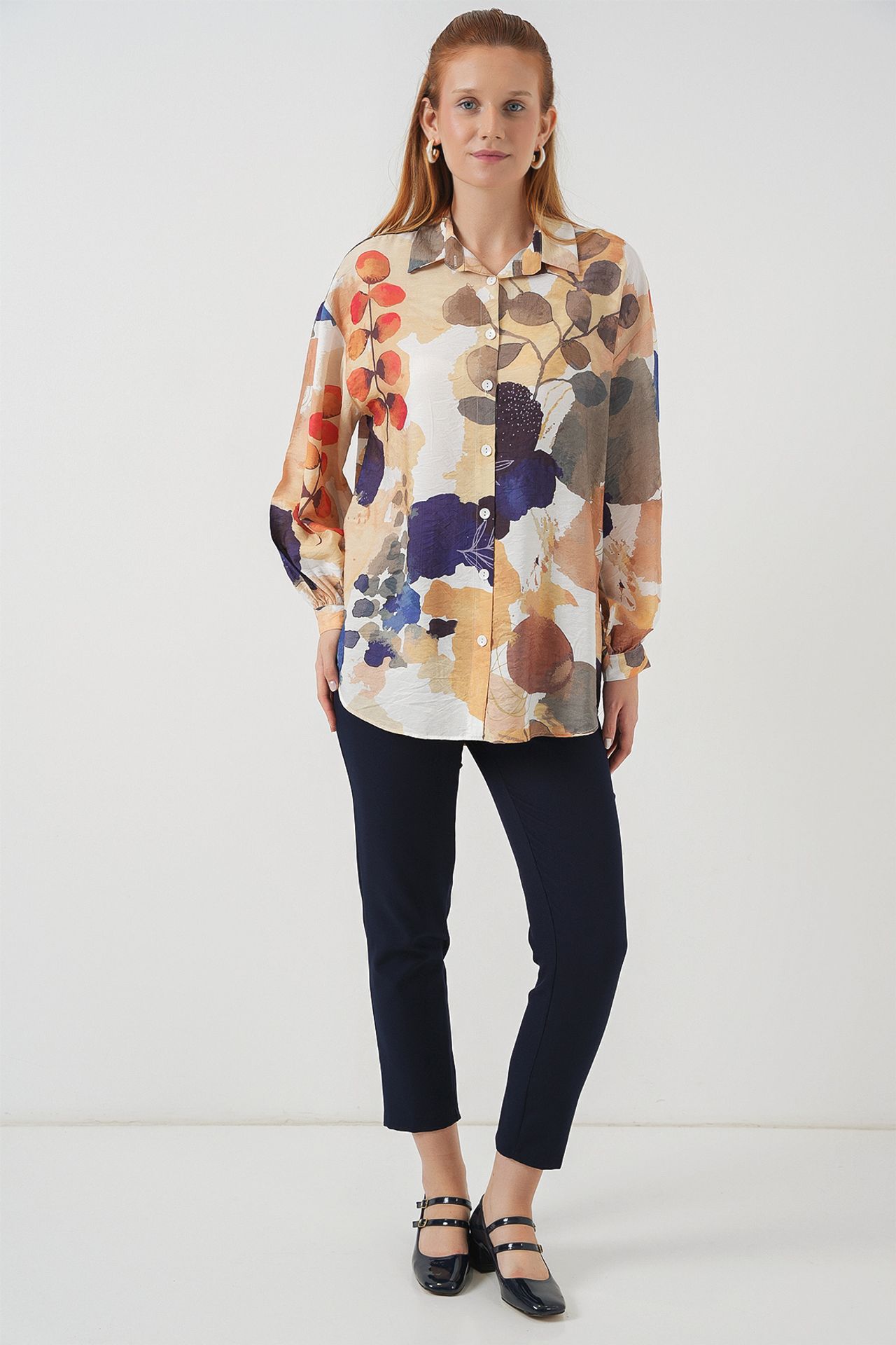 BDART Oversized Floral Button-Up Shirt 2