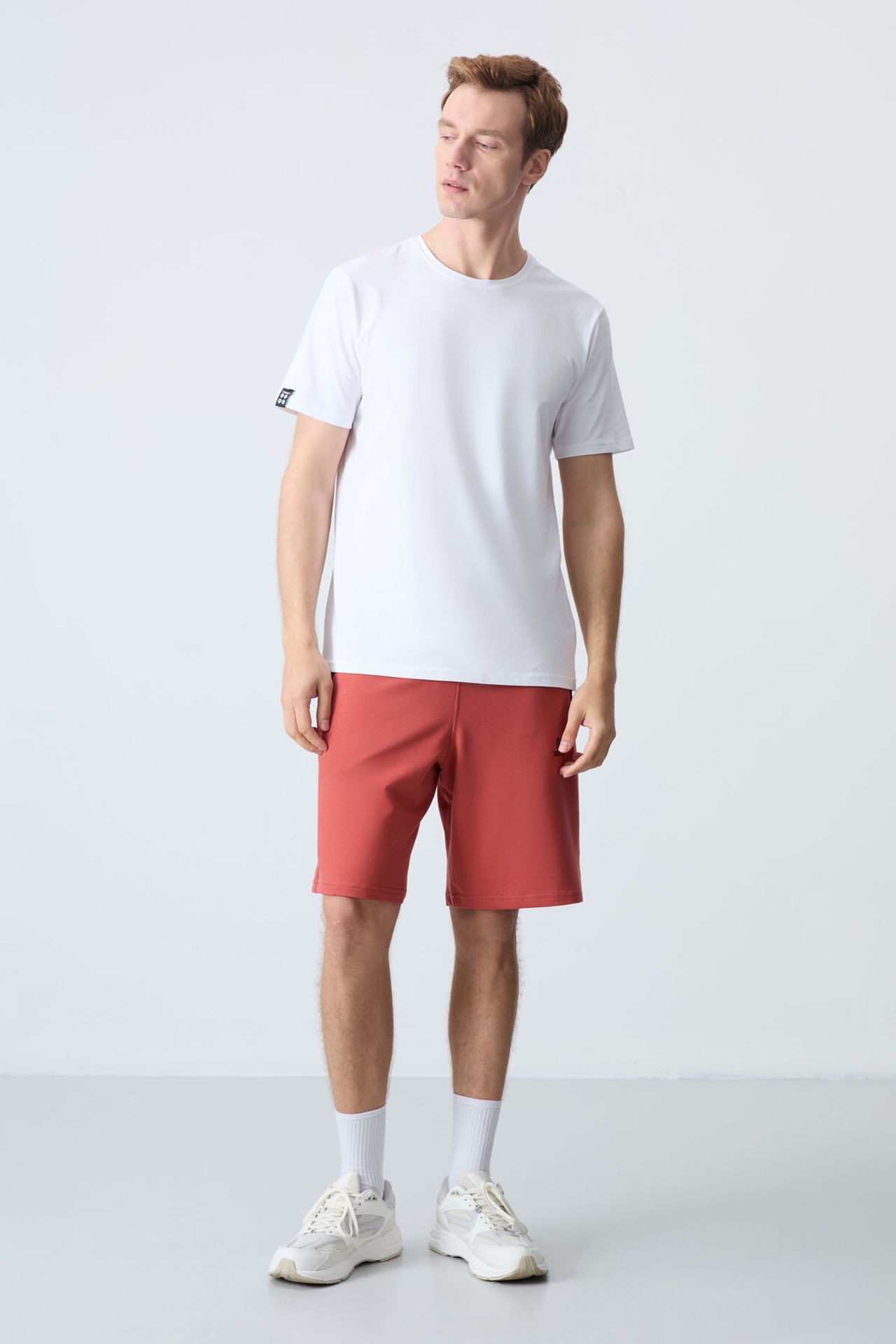 TOMMY Men's Regular-fit Knit Sweat Shorts 3