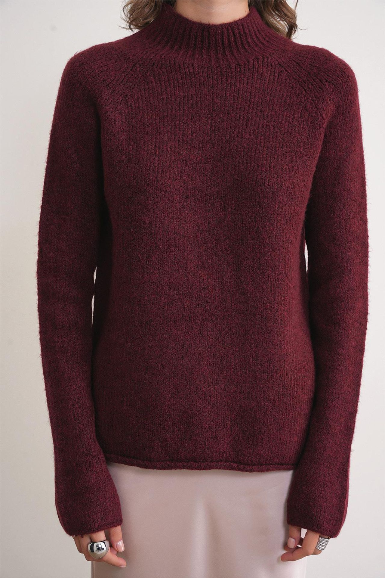 Mixray Knit Half Turtleneck Sweater 5