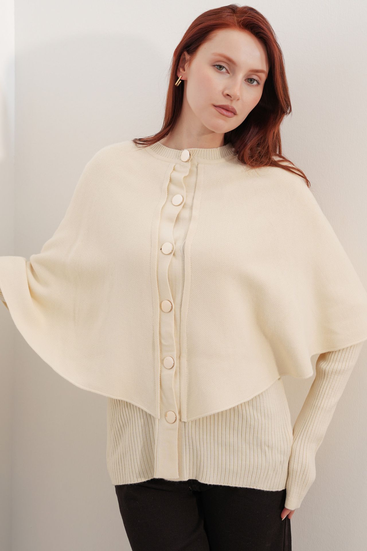 BDART Ribbed Textured Long Sleeve Button-Up Cardigan 4