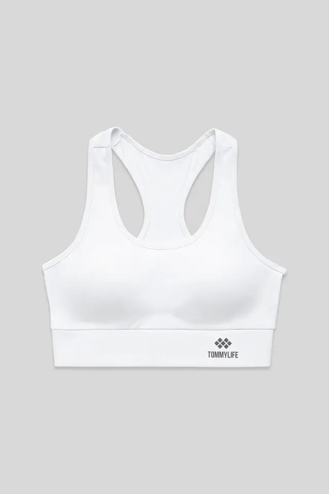 TOMMY Sleeveless Cropped Fitted Sports Top