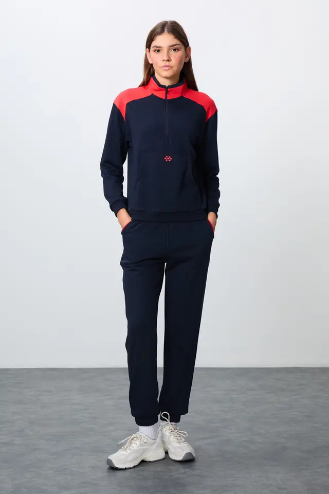 TOMMY Color-Blocked Fleece Tracksuit Set