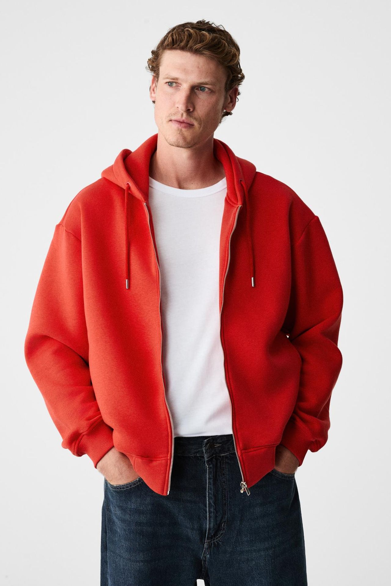 GRIMELANGE Oversized Hooded Zip Sweatshirt 2